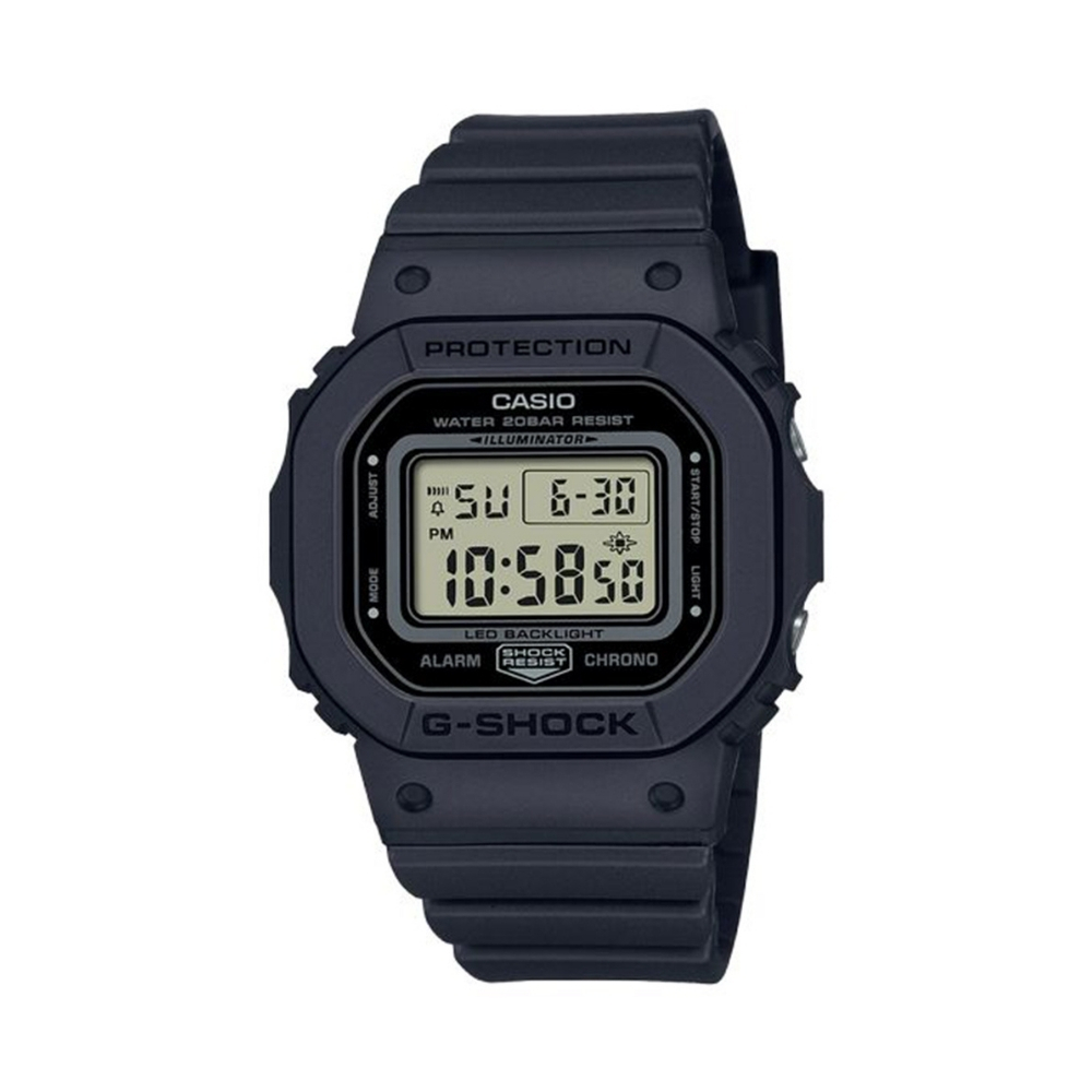Kompaktni G-Shock sa crnim kućištem i modernim digitalnim displejom