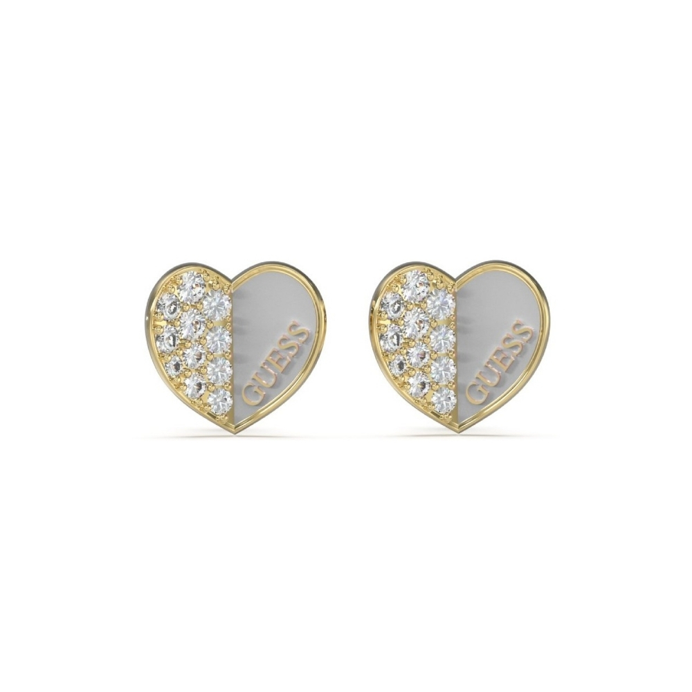 Minđuše Guess JUBE03048JWYGWHT/U