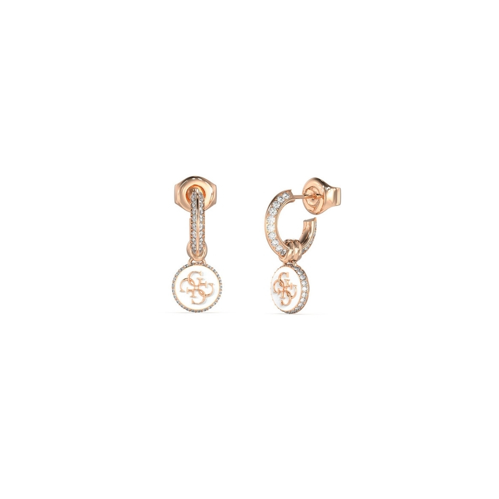 Minđuše Guess JUBE04054JWRGWHT/U